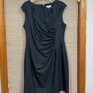 Calvin Klein charcoal dress-Like New